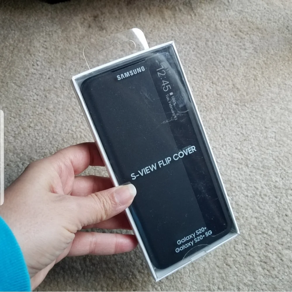 Samsung Galaxy S20+ S-View Flip Cover Phone Case NWT
